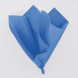 10 ROYAL BLUE TISSUE SHEETS