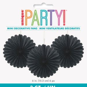 3 DECOR FAN 6" BLACK