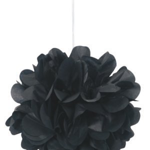3 PUFF TISSUE DEC 9" BLACK
