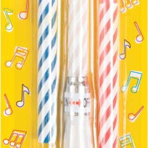 TWIST ON MUSIC BIRTHDAY CANDLE