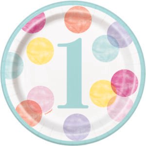 8 PNK DOTS 1BD 7" PLT