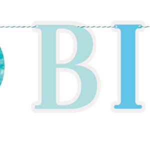 BLU DOTS 1BD LETTER BNR-6FT