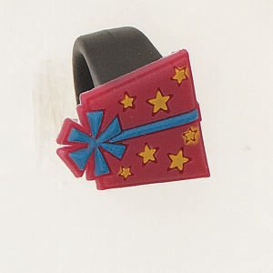 10 RBBER DIE CUT RNGS- NET BAG