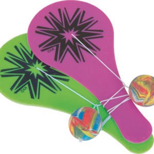 8 PADDLE BALLS - NET BAG