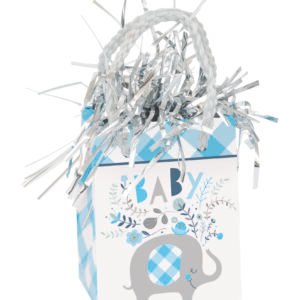 BLU FLRL ELPHNT MINI GB BLN WT