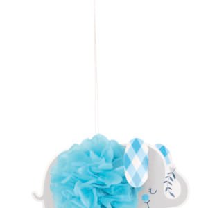 3 BLU FLRL ELPHT HNG PFF DECOR