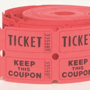 500CT DOUBLE TICKET ROLL ASST