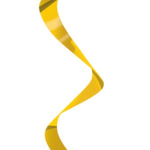 3 STAR SLVR/GLD HANG SWIRL-26"